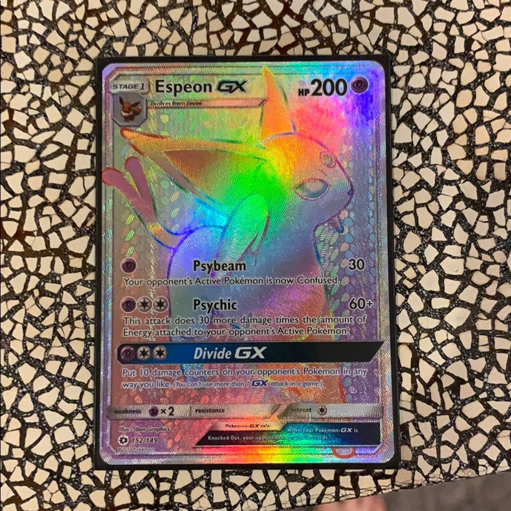 Espeon GX - 152/149 - Hyper Rare - New Sun & Moon